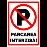 Indicator parcarea interzisa